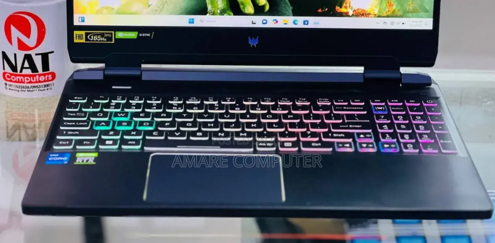 New Laptop Acer Predator Helios 300 16GB Intel Core I7 SSD 1T