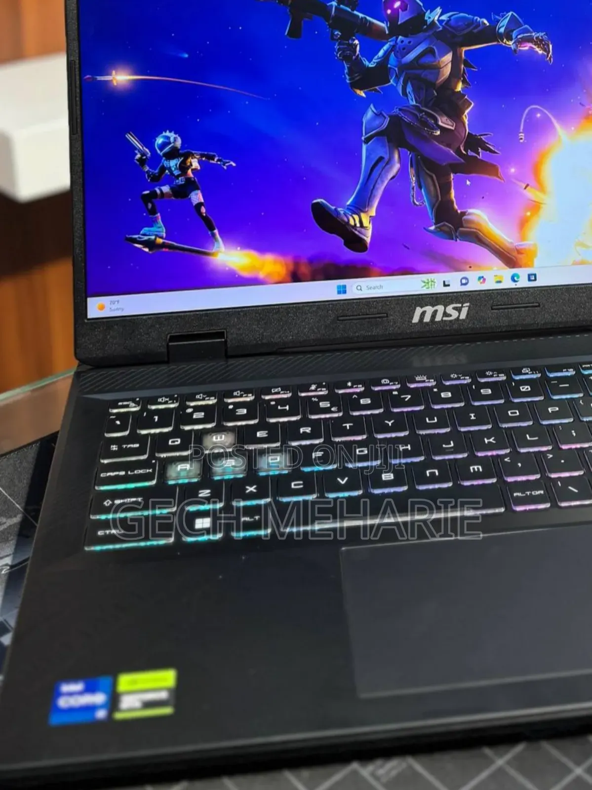 New Laptop MSI Crosshair 15 B12U 16GB Intel Core i7 SSD 1T