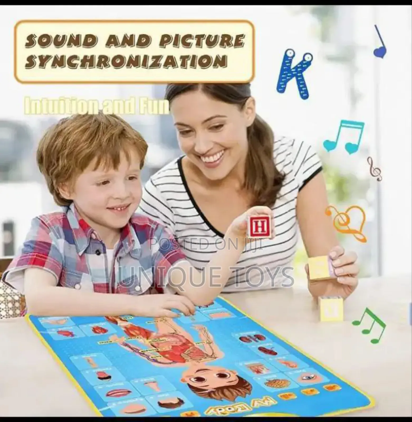 My Body Talking Poster – Interactive Educational Toy