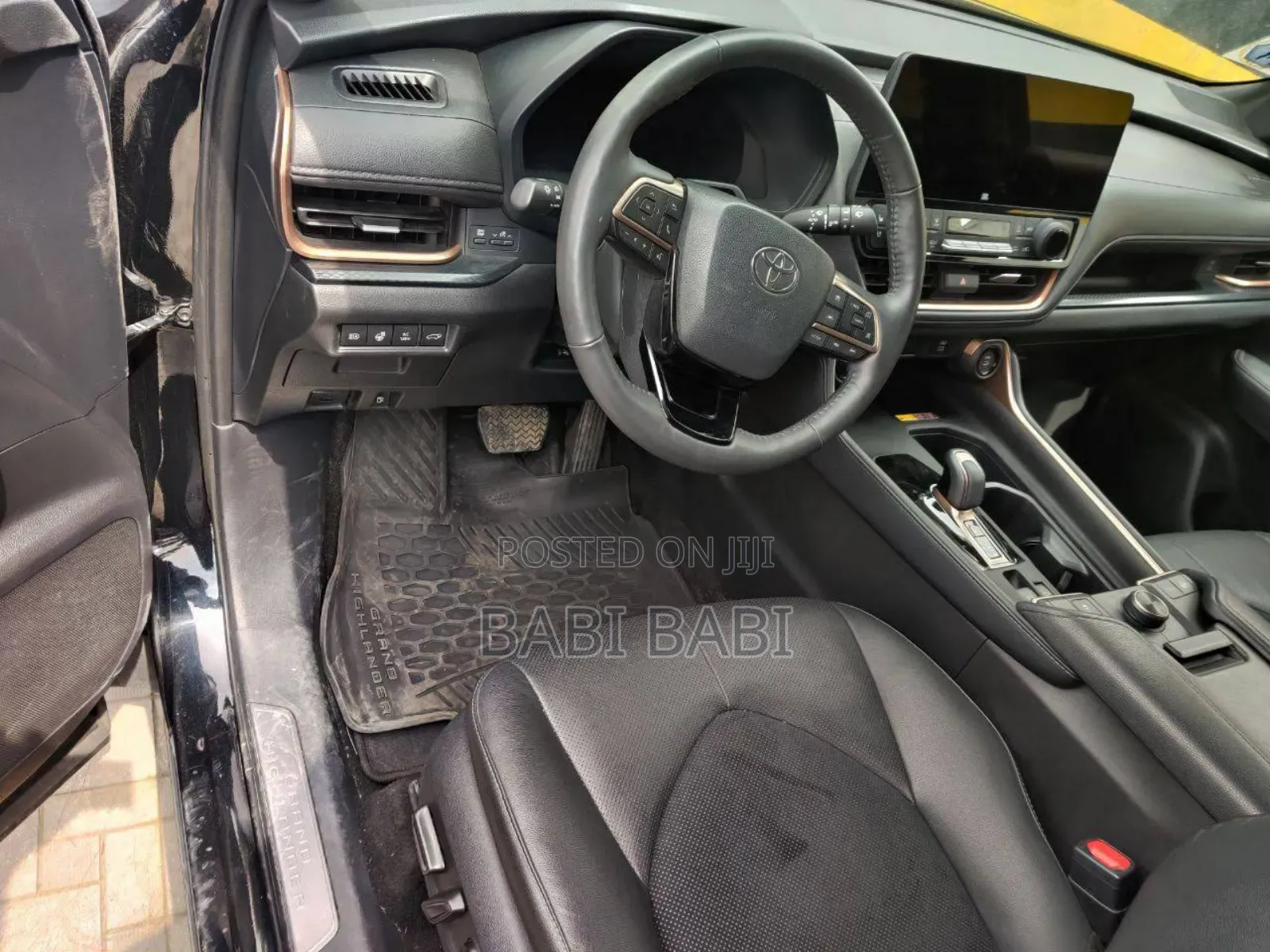 Toyota Grand Highlander Hybrid 2024 Matt Black