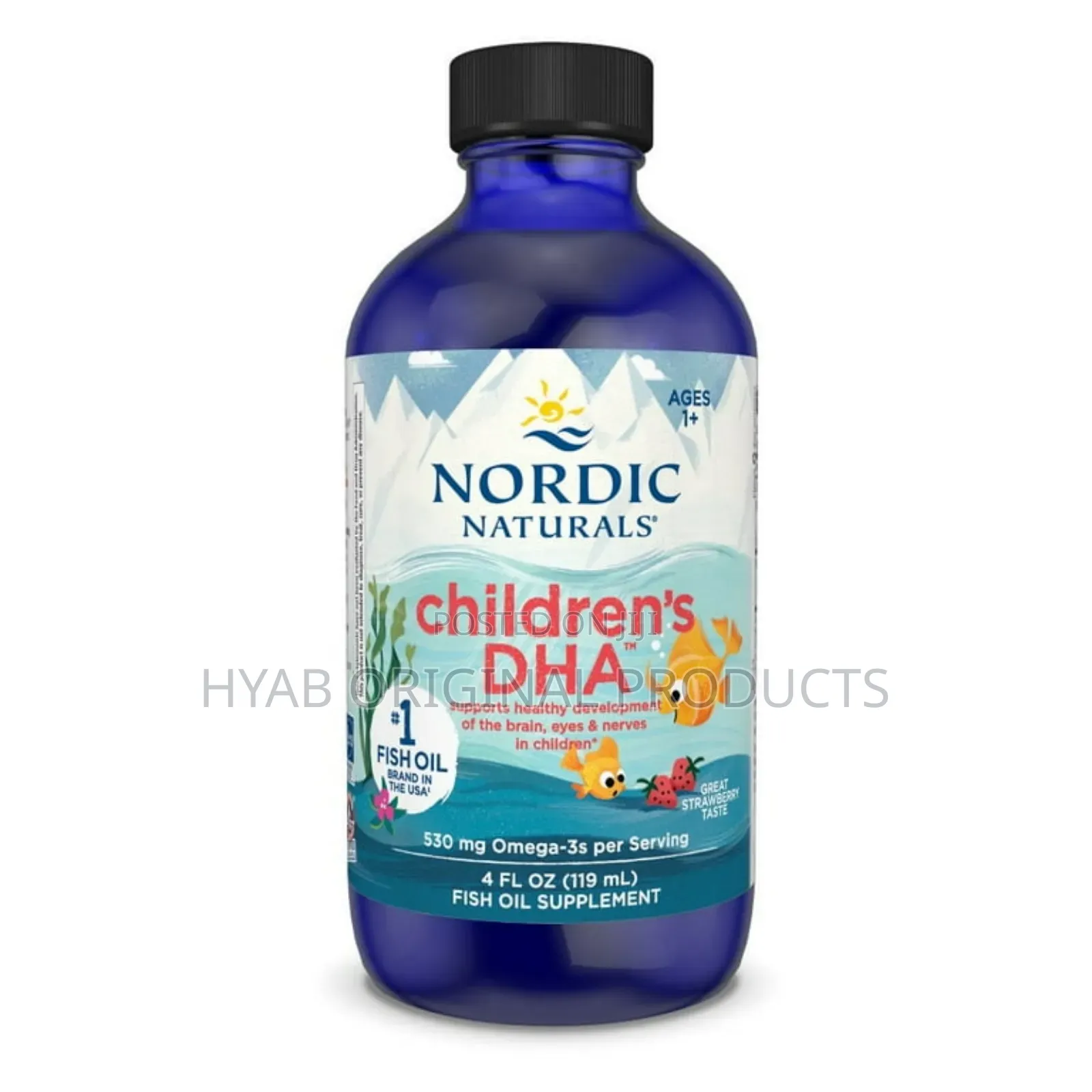 Nordic Naturals Children's Dha Liquid, 530 Mg, Strawberry, Epa Dha,
