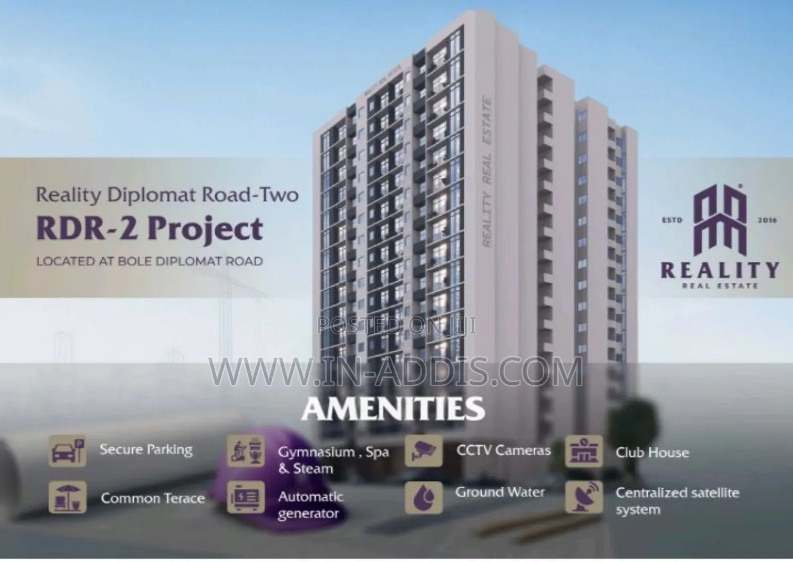 Reality Real Estate 2 Bedroom Apartment For Sale In Bole