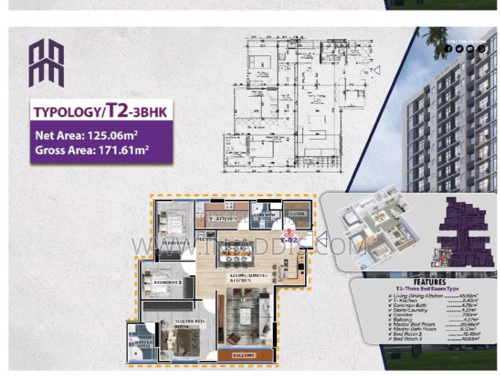 Reality Real Estate 2 Bedroom Apartment For Sale In Bole