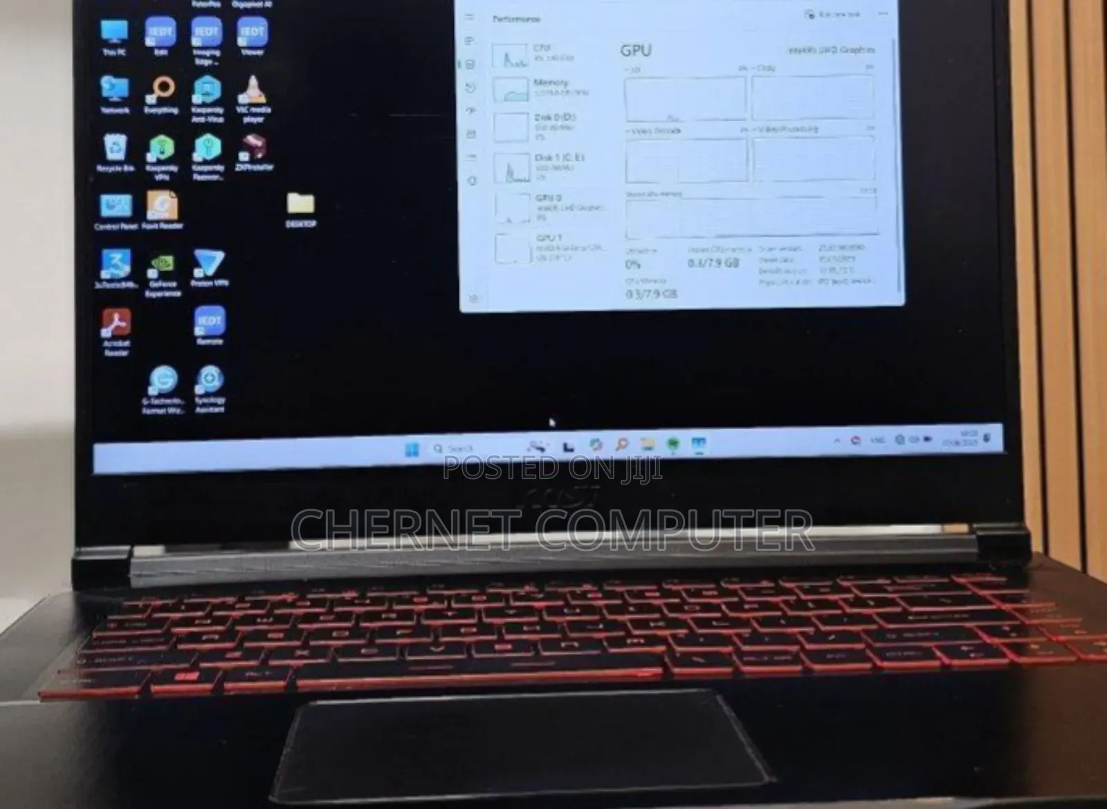 New Laptop MSI 16GB Intel Core I7 SSD 1T