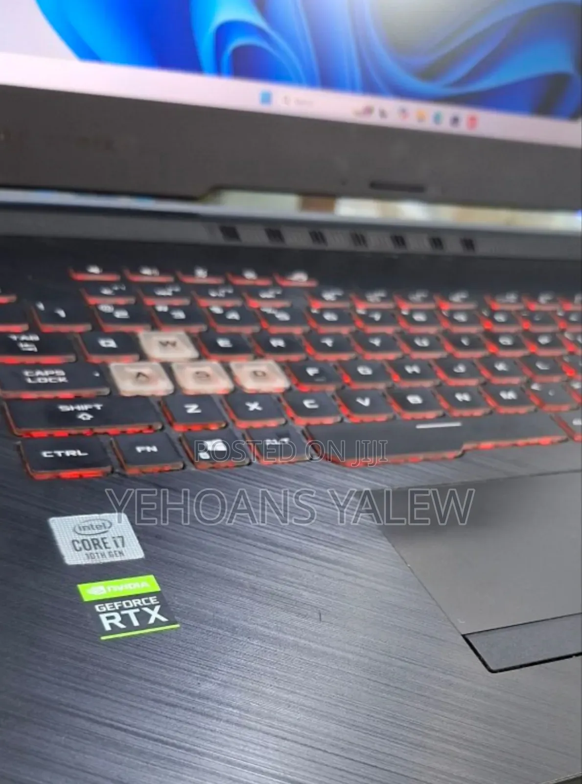 New Laptop Asus ROG Strix G17 16GB Intel Core I7 SSD 1T