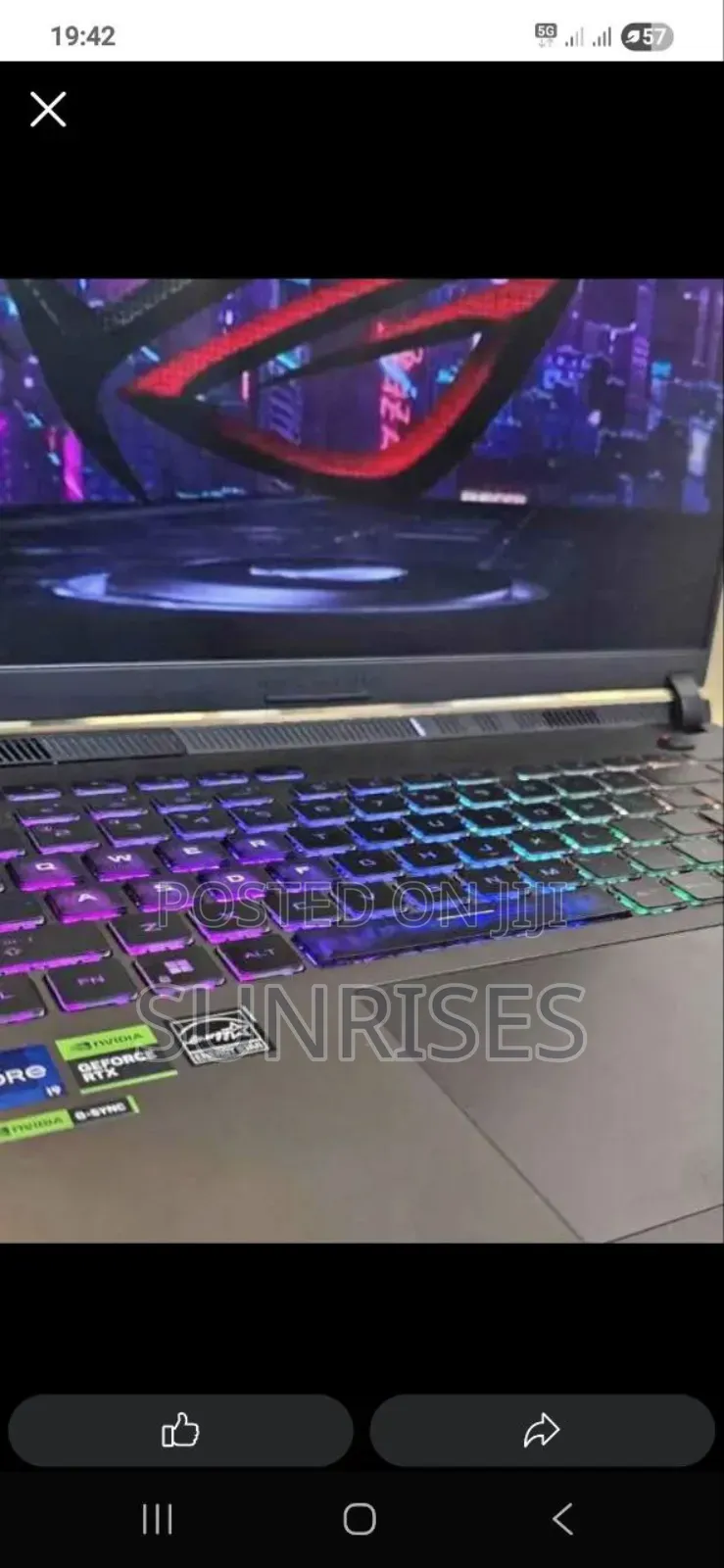 New Laptop Asus ROG Strix G16 G614 16GB Intel Core I9 SSD 1T