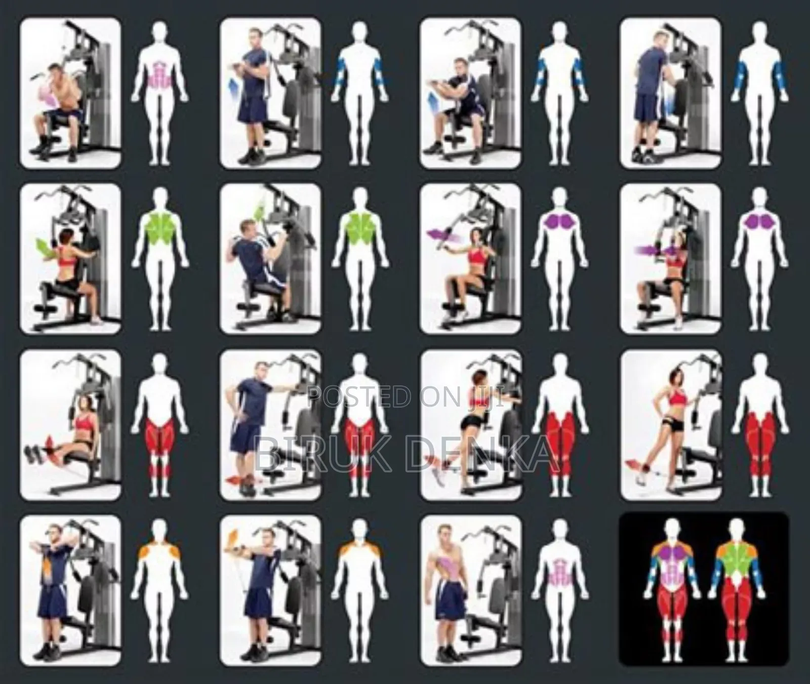 Home Gym Tracks Machine