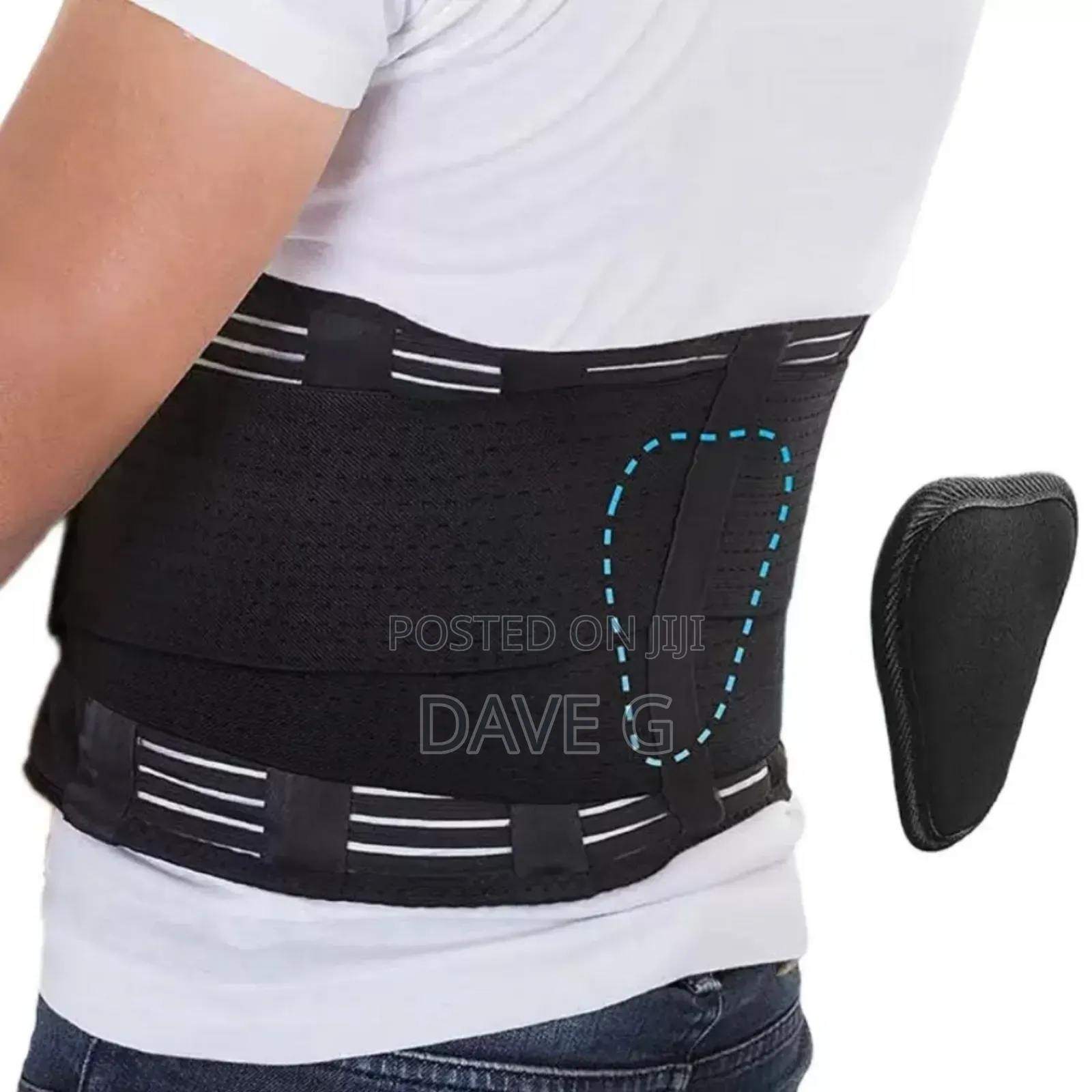 Back Support Belt Lumbar Pad Men Women Breathable Waist