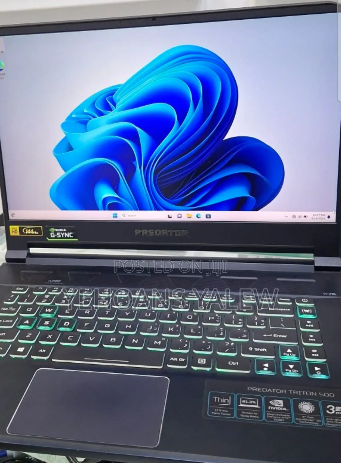 New Laptop Acer Predator 15 16GB Intel Core I7 SSD 1T