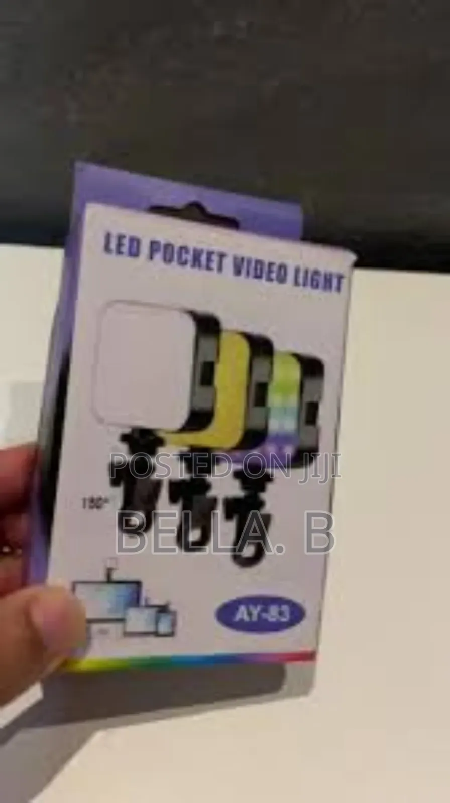 Ay 83 Led Pocket Video Light: RGB Effects for Creativity.