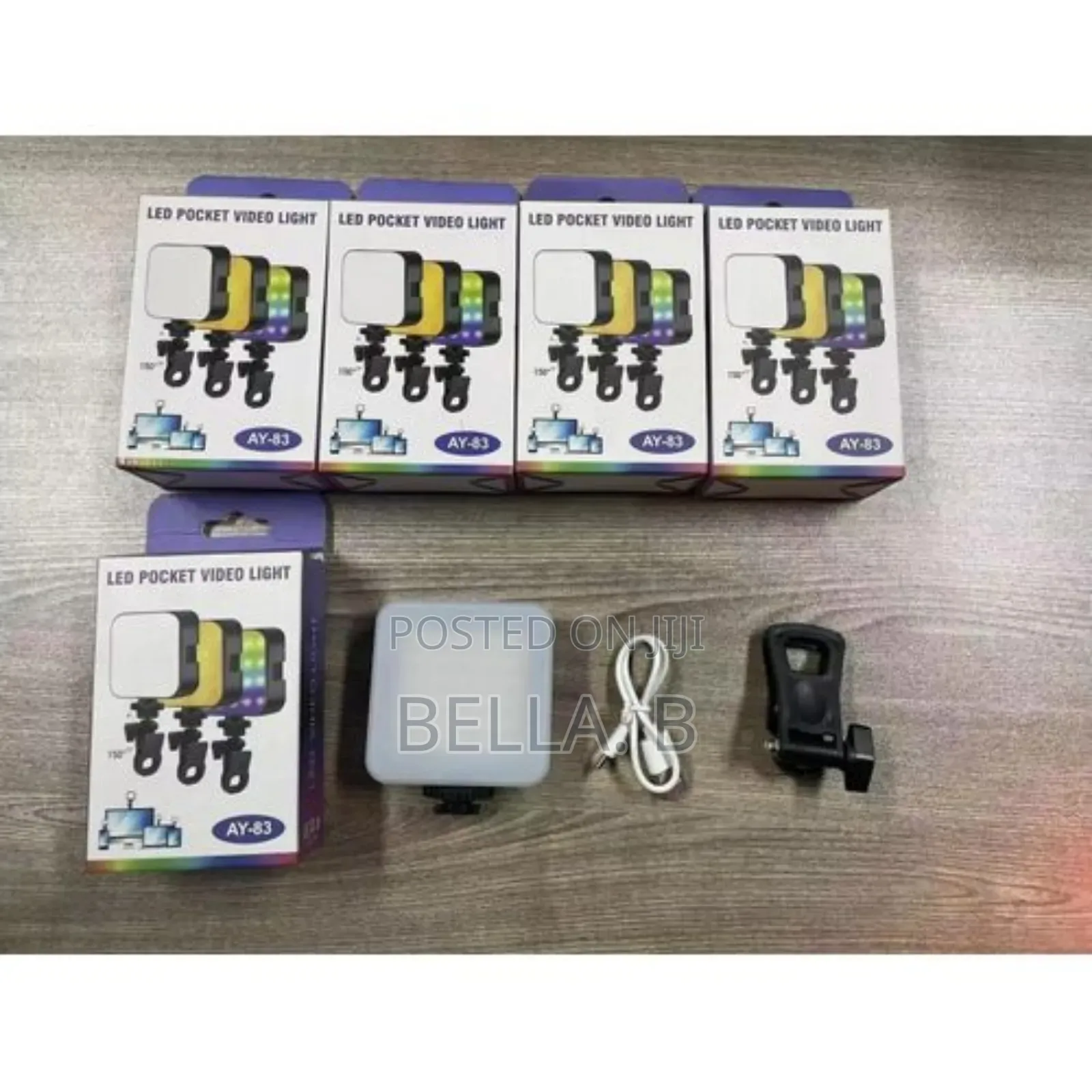 Ay 83 Led Pocket Video Light: Enhanced Brightness White Leds.