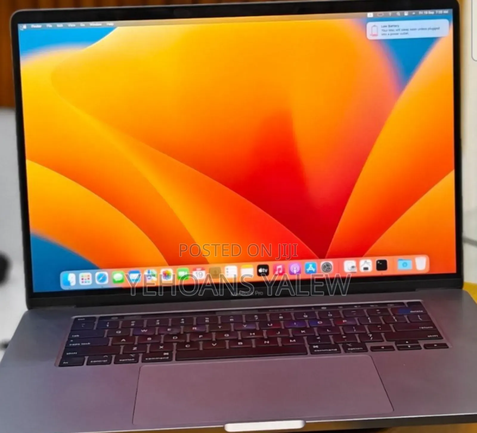 New Laptop Apple MacBook Pro 2019 16GB Intel Core I7 SSD 512GB