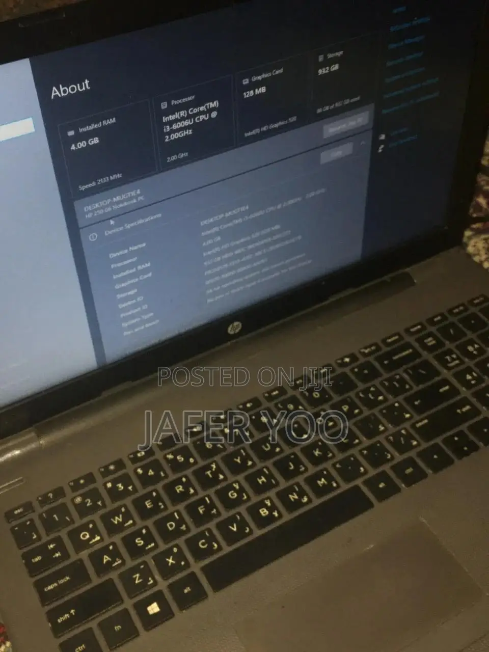 Laptop HP 4GB Intel Core i3 HDD 1T