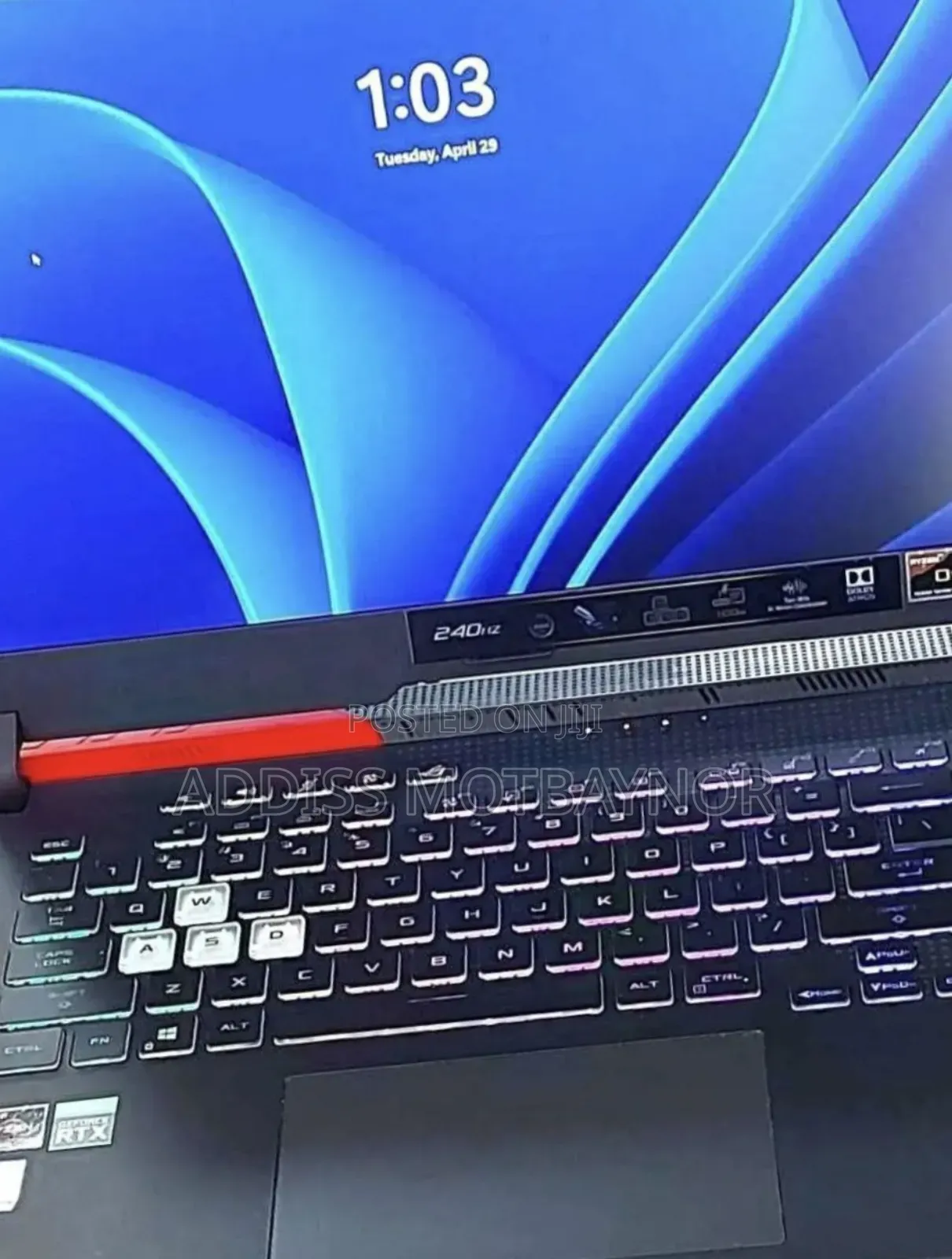 New Laptop Asus ROG Strix G15 16GB Intel Core I7 SSD 512GB