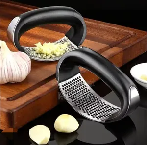 Photo - Garlic Ginger Crusher Stainless Steel ነጭ ሽንኩርት መጨፍለቂያ