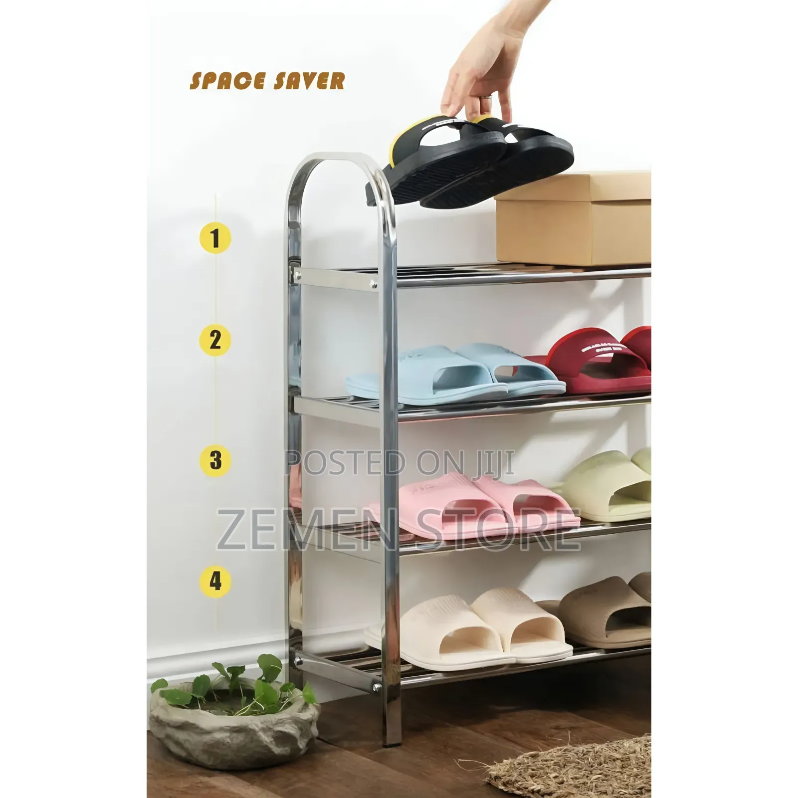 4 Layer Stainless Steel Rack