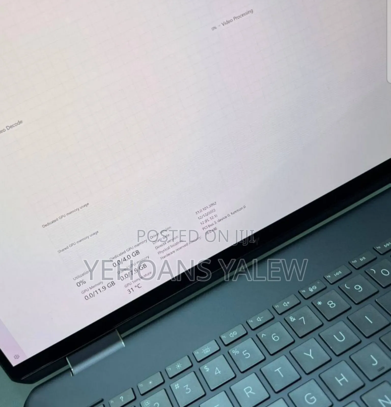 New Laptop HP Spectre X360 16GB Intel Core I7 SSD 512GB