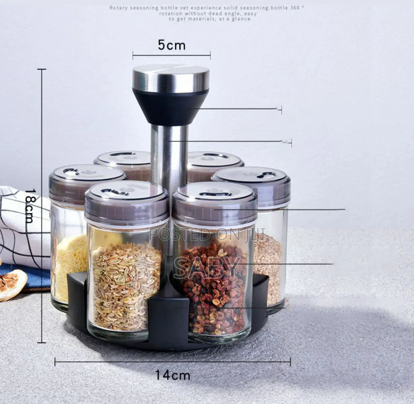 Glass Seasoning Jar