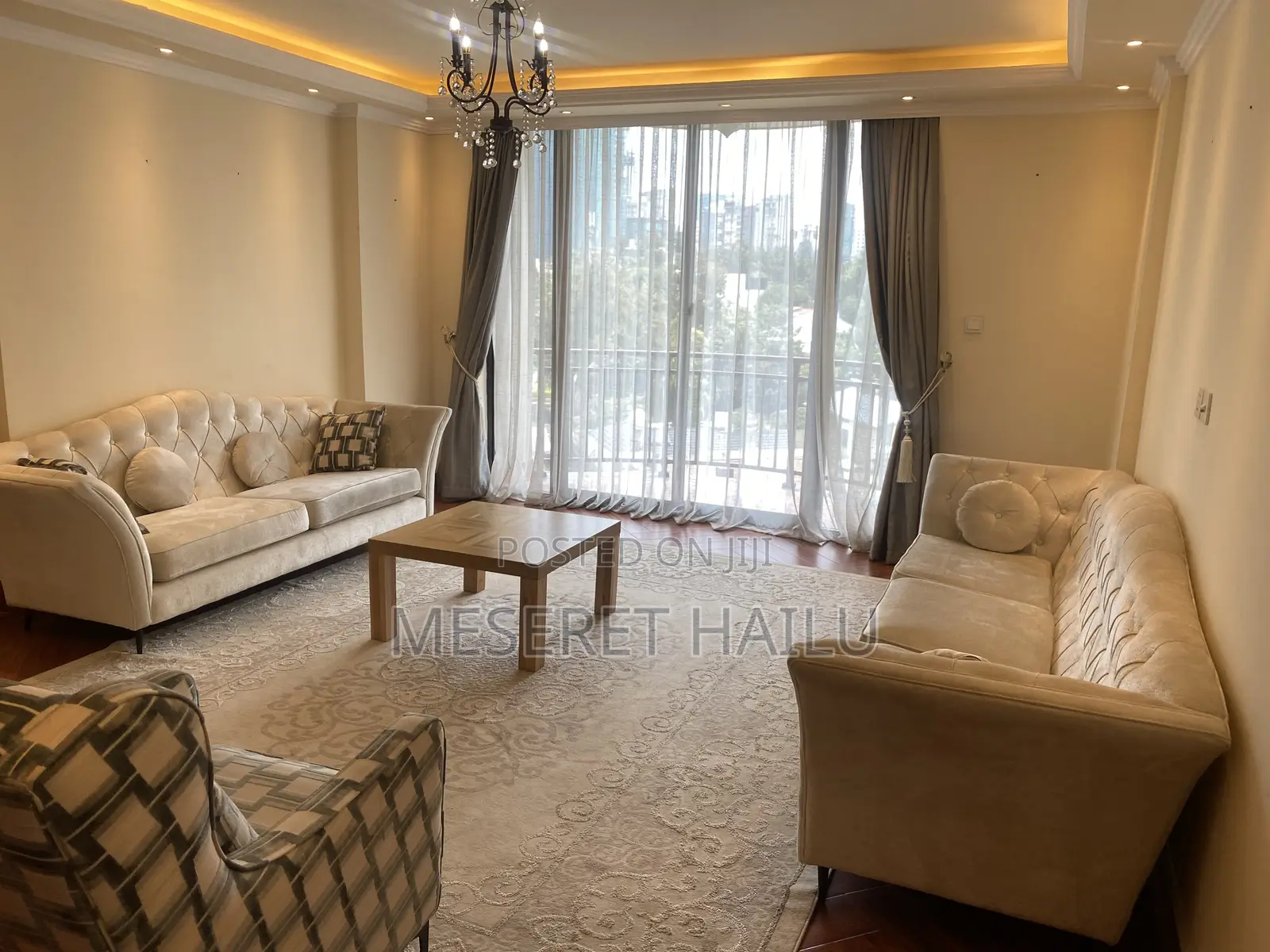 Furnished 3bdrm Apartment in Bole for rent