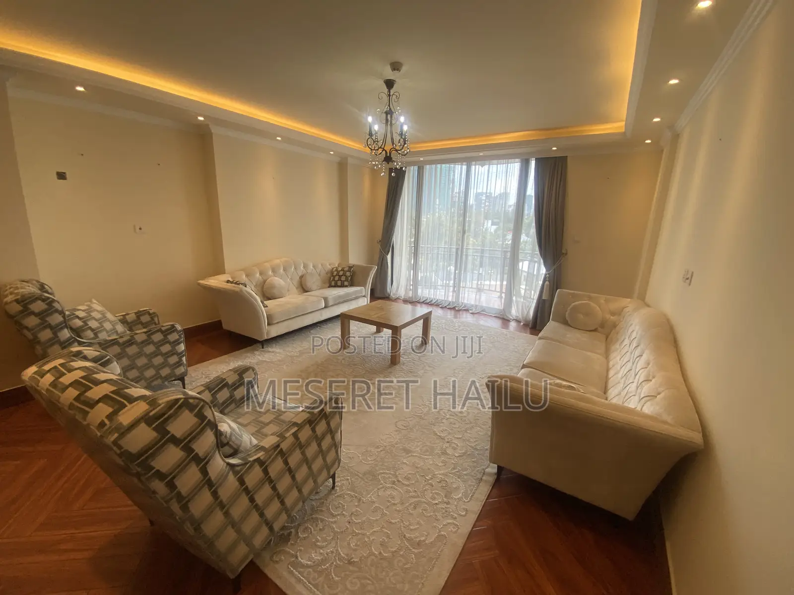 Furnished 3bdrm Apartment in Bole for rent