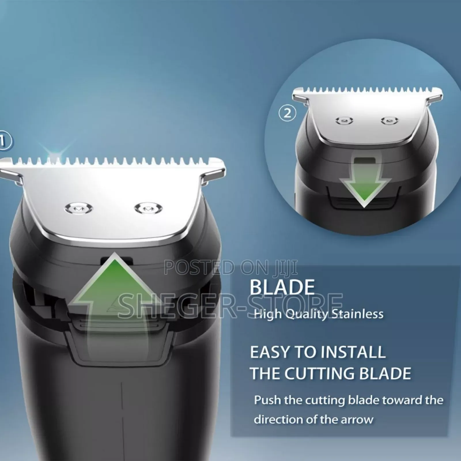 Porodo 2in1 Hair Nose Trimmer