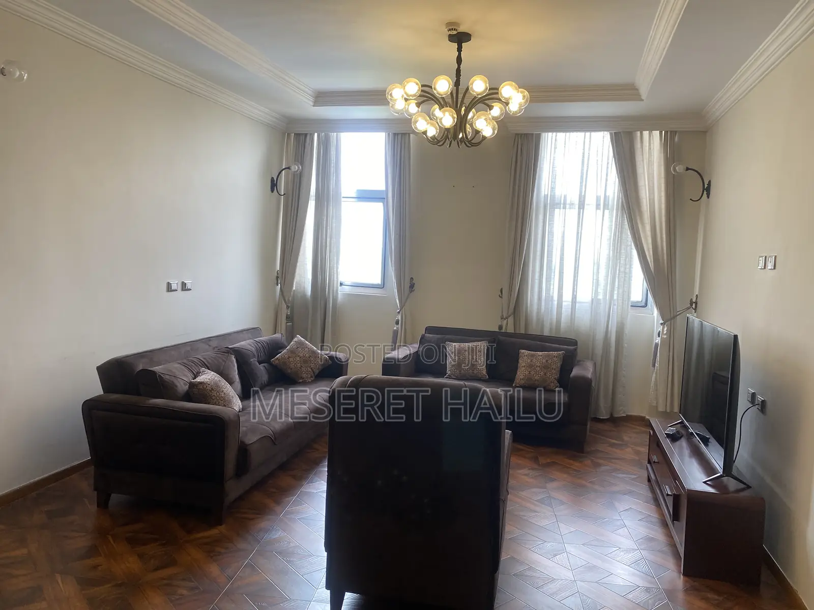 Furnished 3bdrm Apartment in Kaznches, Bole for rent