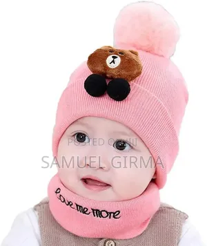 Photo - Baby Hat and Scarf (ኮፍያ እና ሰከርቭ)