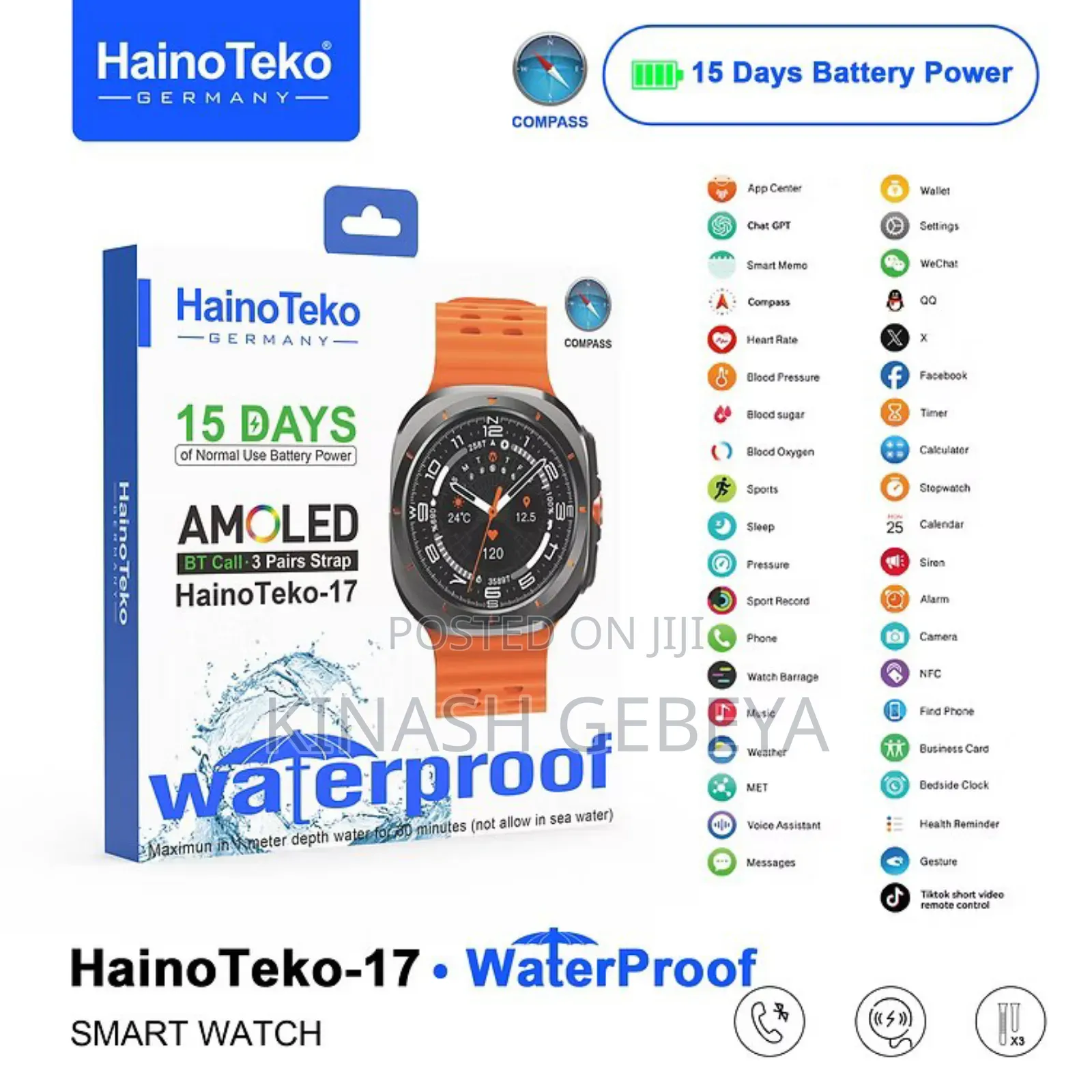 Haino Teko 17 High Quality Smart Watch