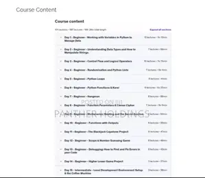 100 Days of Code: The Complete Python Pro Bootcamp