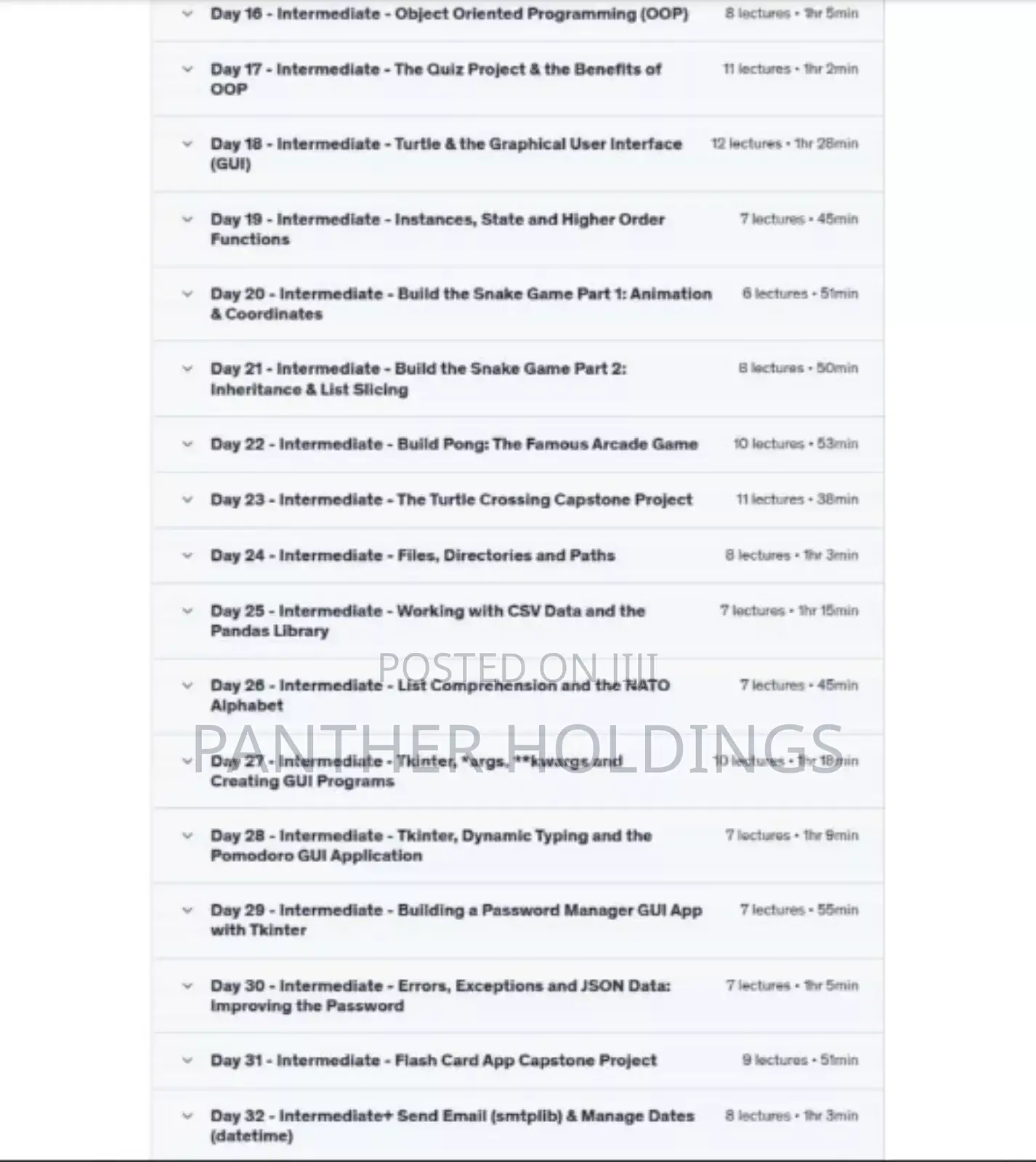 100 Days of Code: The Complete Python Pro Bootcamp