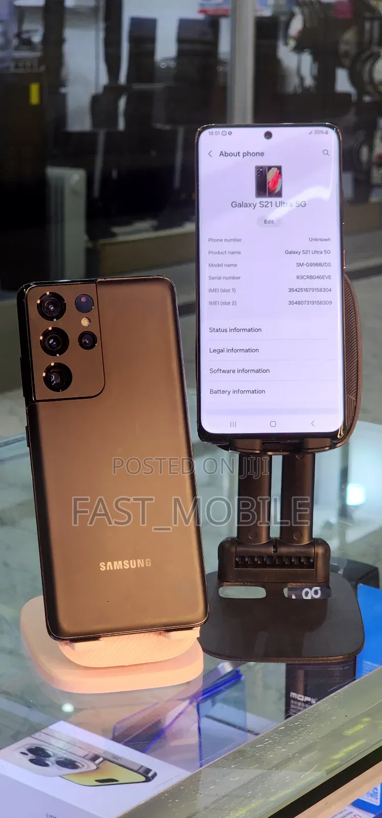 New Samsung Galaxy S21 Ultra 5G 256 GB Black