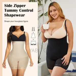High Waist Shaper Shorts Tummy Control Panties Open Crotch Body