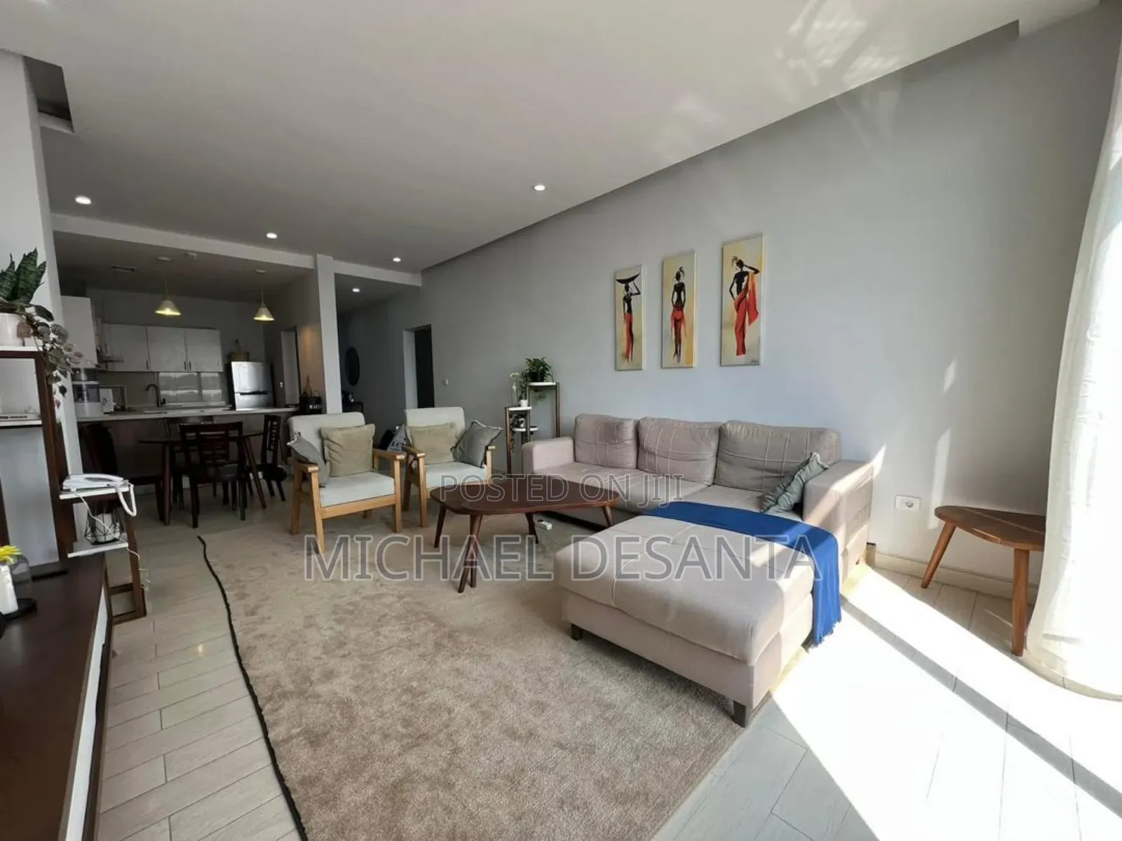 Furnished 2bdrm Apartment in Sacuur Real Estate, Kirkos for rent