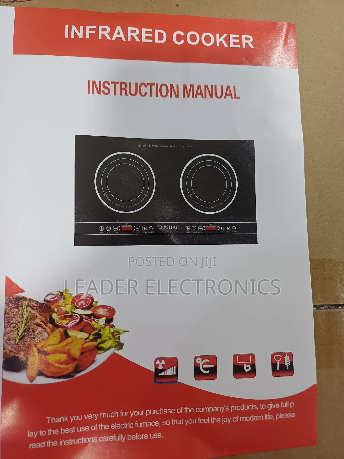 Roshan Digital Touch Stove