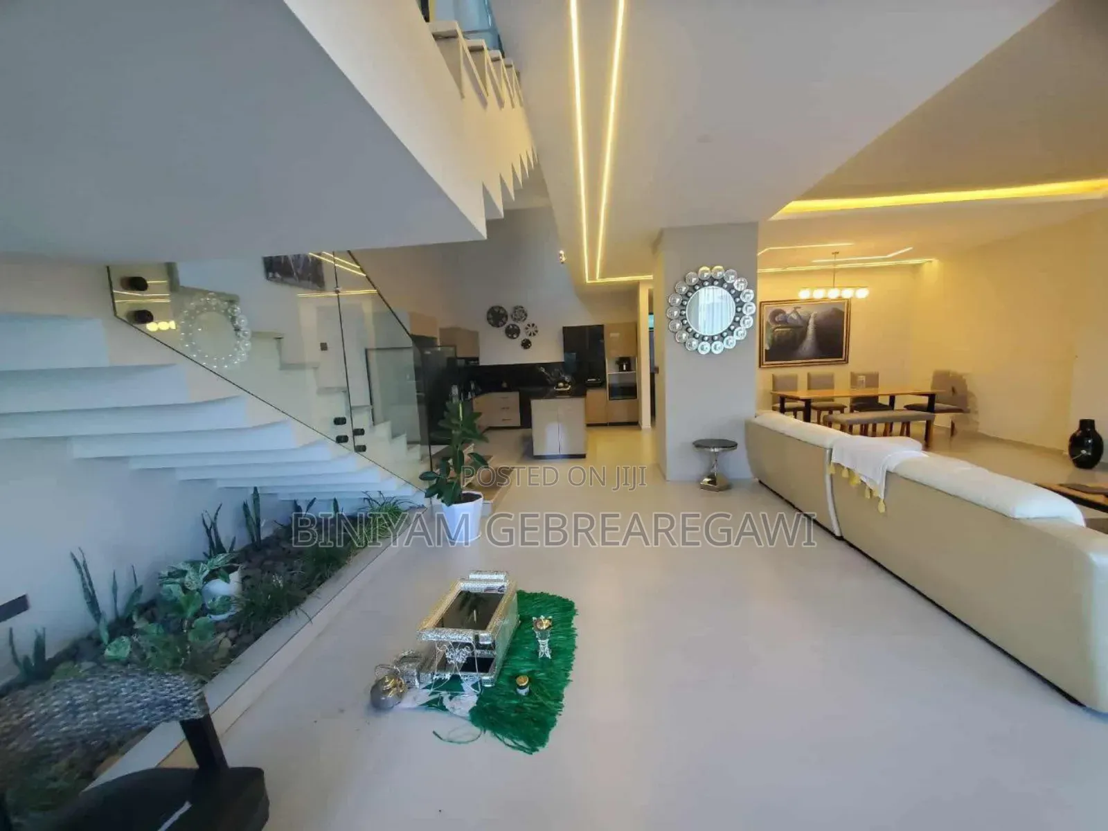 Furnished 5bdrm House in G+1, Yeka for rent