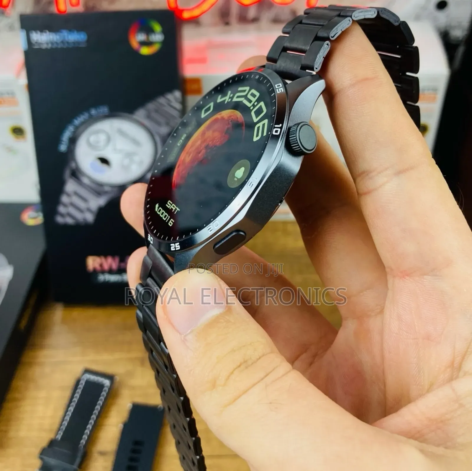 Premium Quality German Brand Smart Watch With 3 Straps