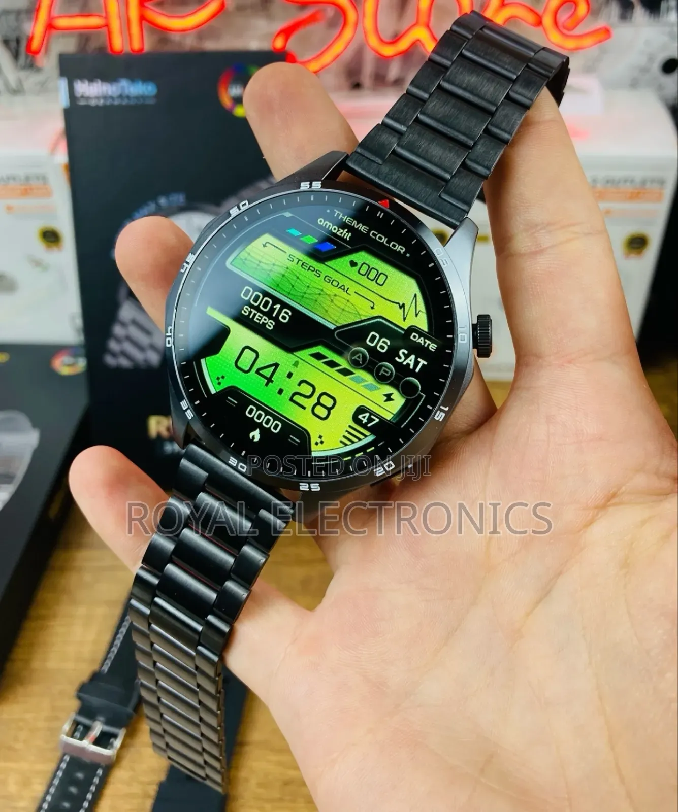 Premium Quality German Brand Smart Watch With 3 Straps