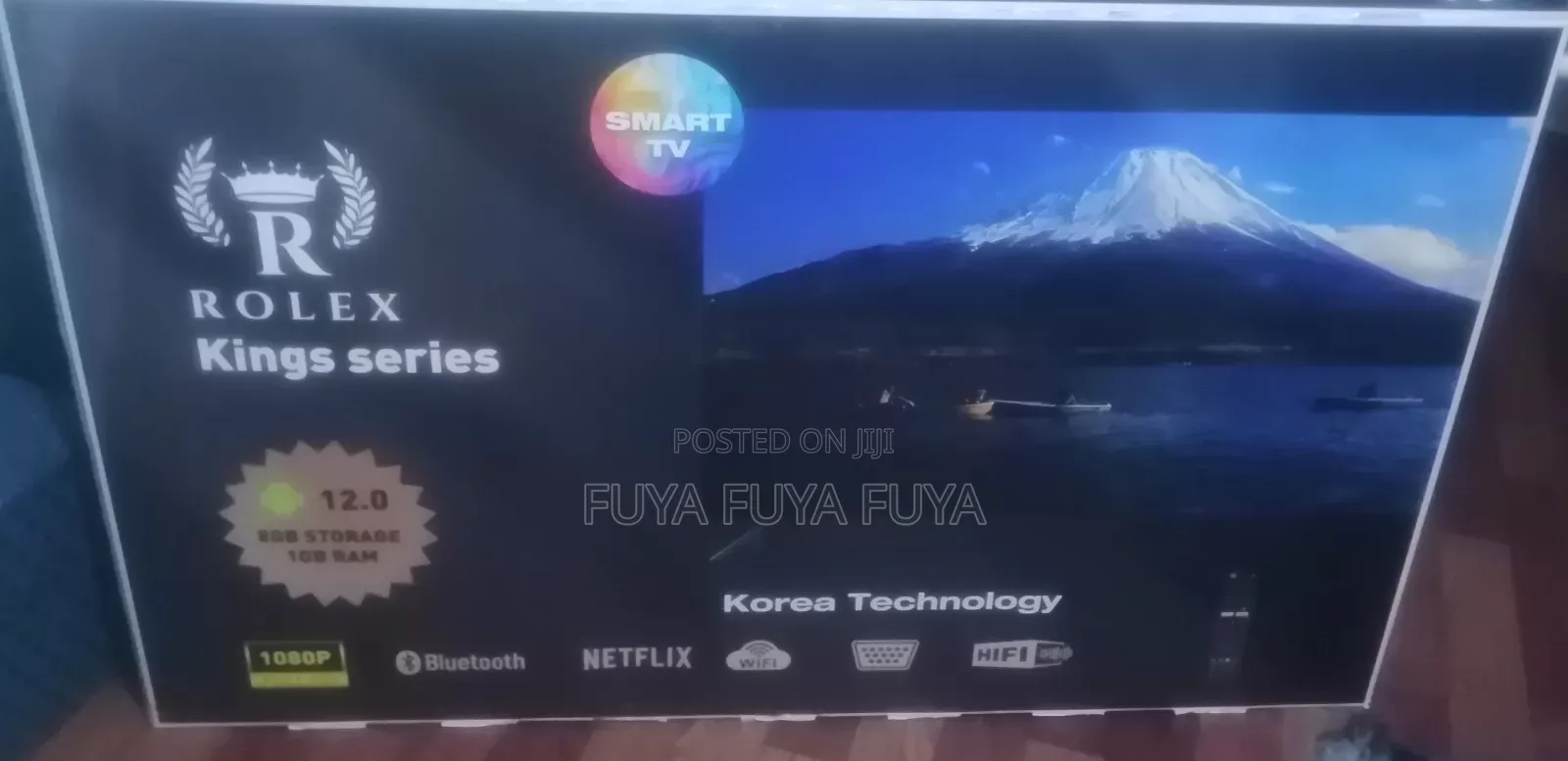 Rolex 65 Inchi Double Glass Smart 2025 Tv