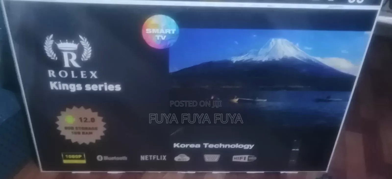 Rolex 65 Inchi Double Glass Smart 2025 Tv