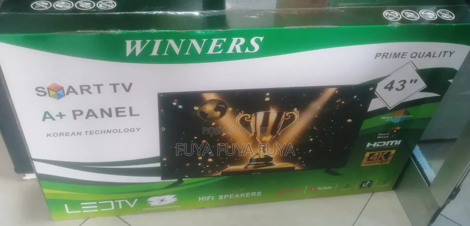 Winners 43 Inchi Double Glass Smart 2025 Tv
