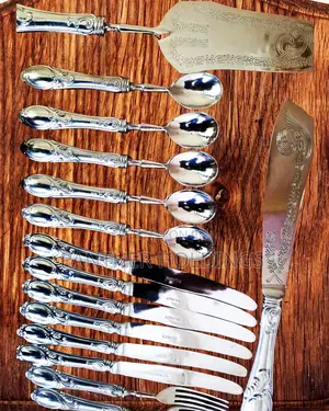 Italian Made Princess Rose Antique Silverware in Silver 800