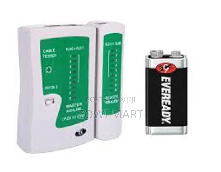 5m Rj45 Cable Cat6 + Network Cable Tester With Battery