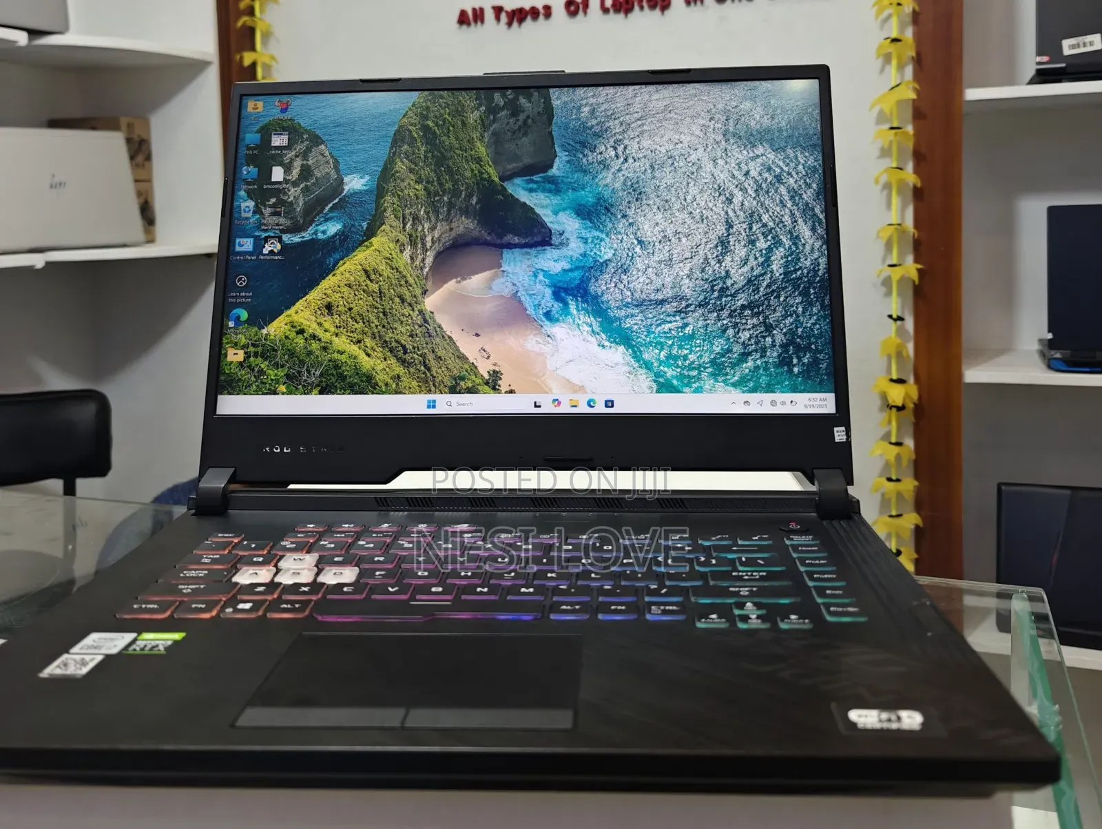 New Laptop Asus ROG Strix G15 G512 16GB Intel Core I7 SSD 1T