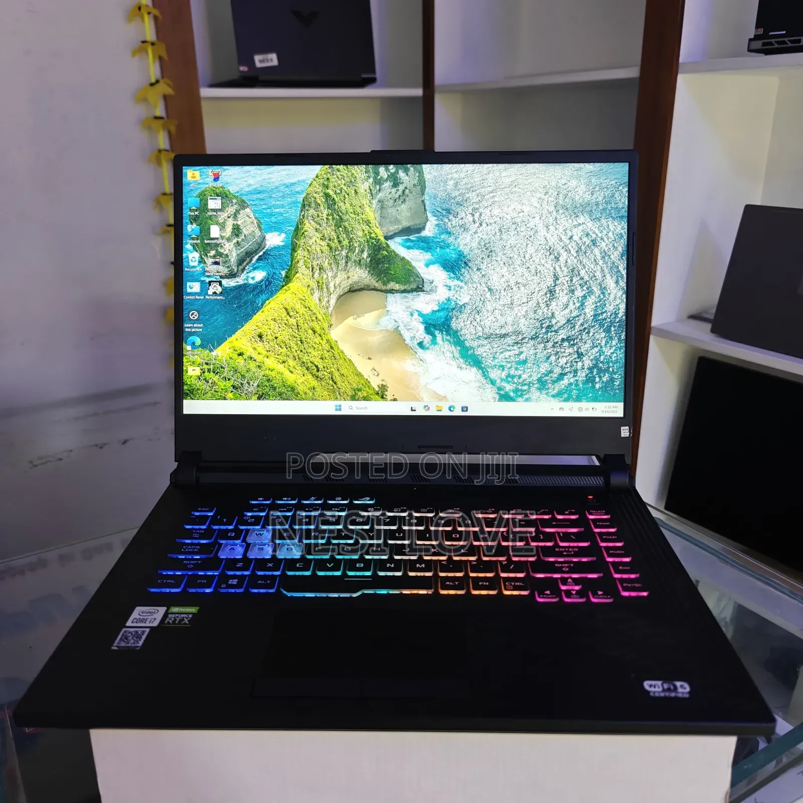 New Laptop Asus ROG Strix G15 G512 16GB Intel Core I7 SSD 1T