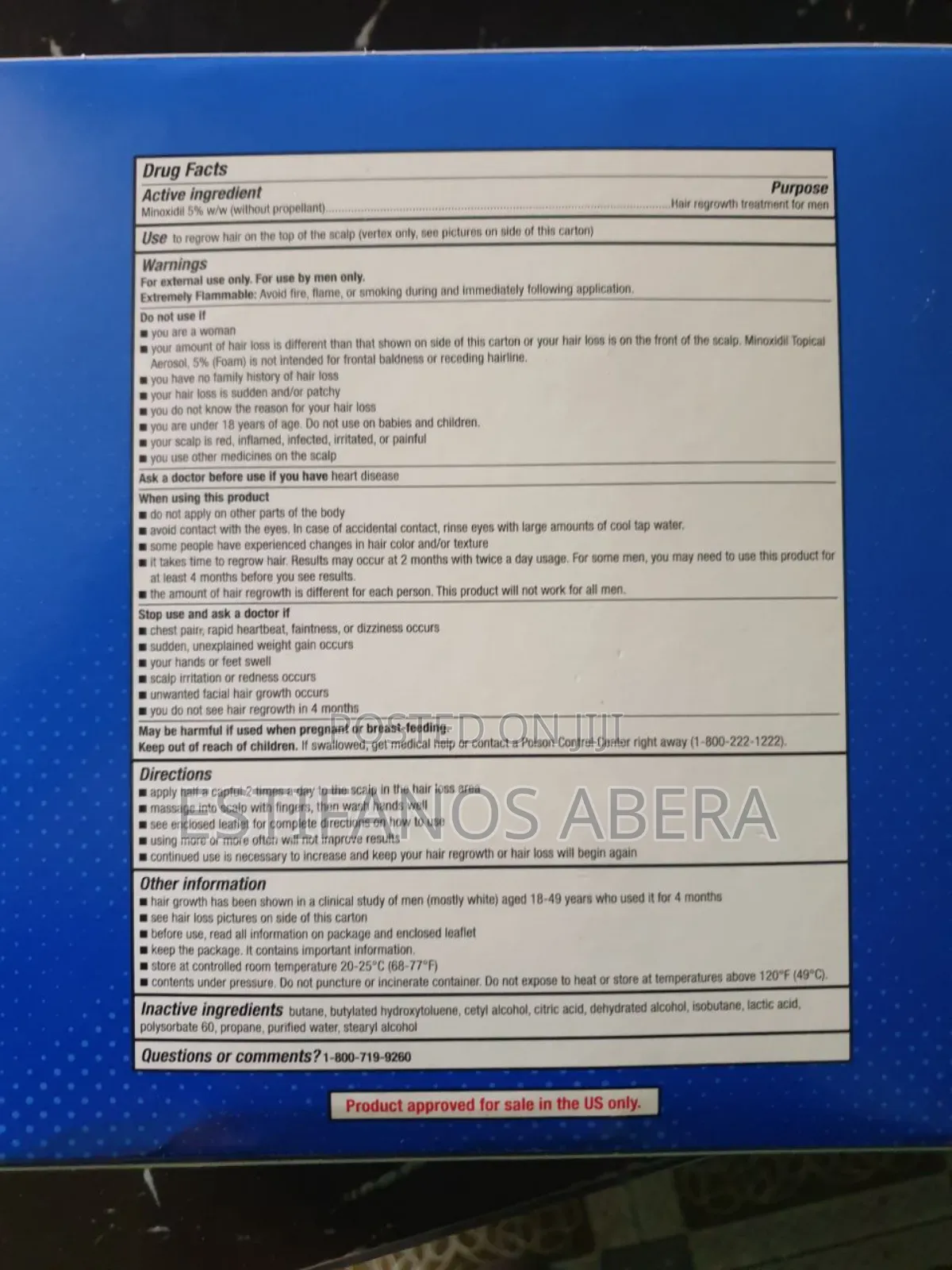 Minoxidil Foam Hair Beauty