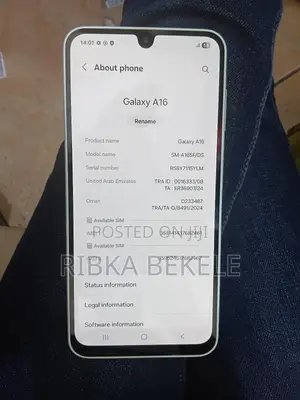 New Samsung Galaxy A16 128 GB Blue