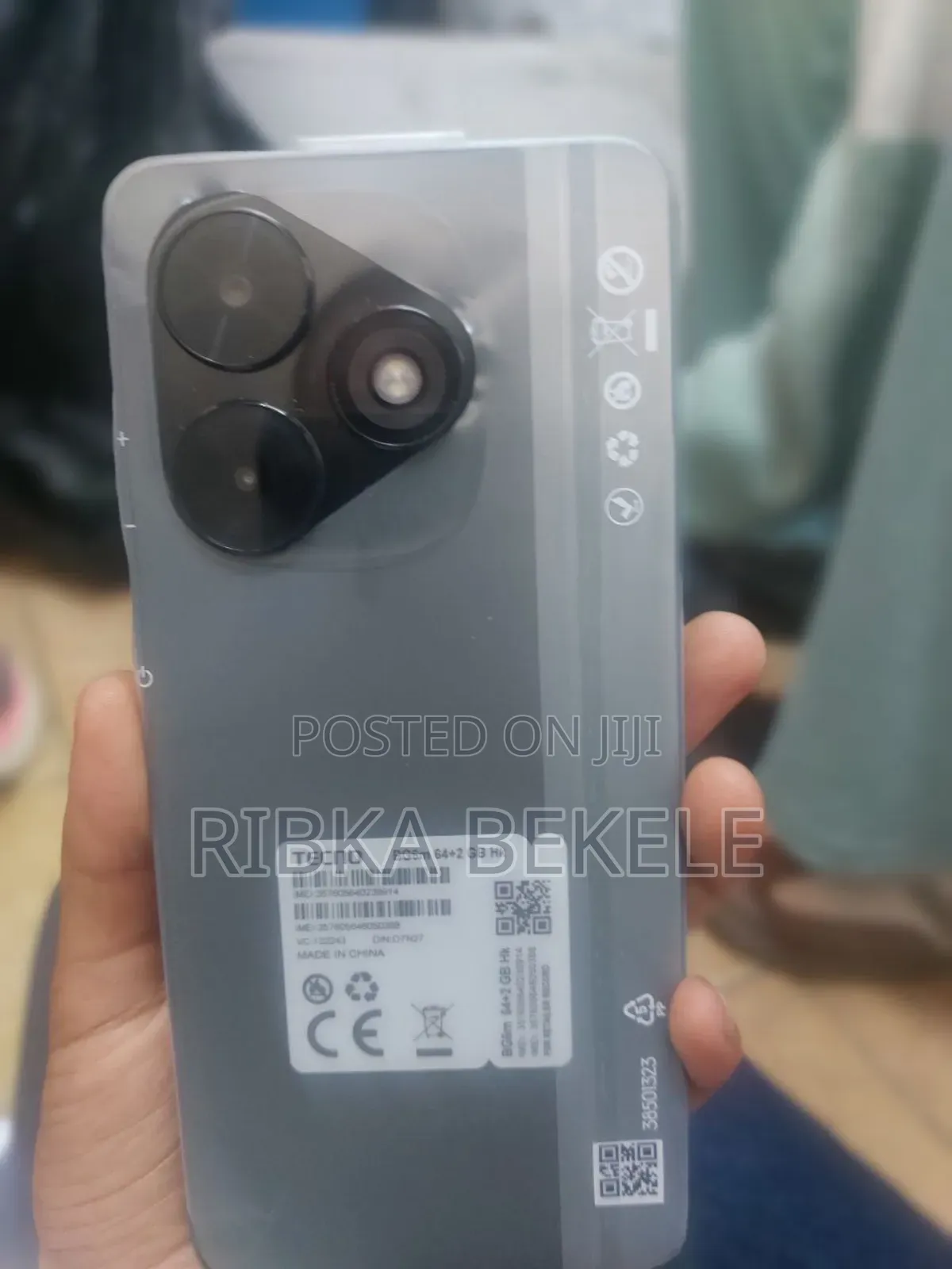 New Tecno Pop 10 64 GB Black