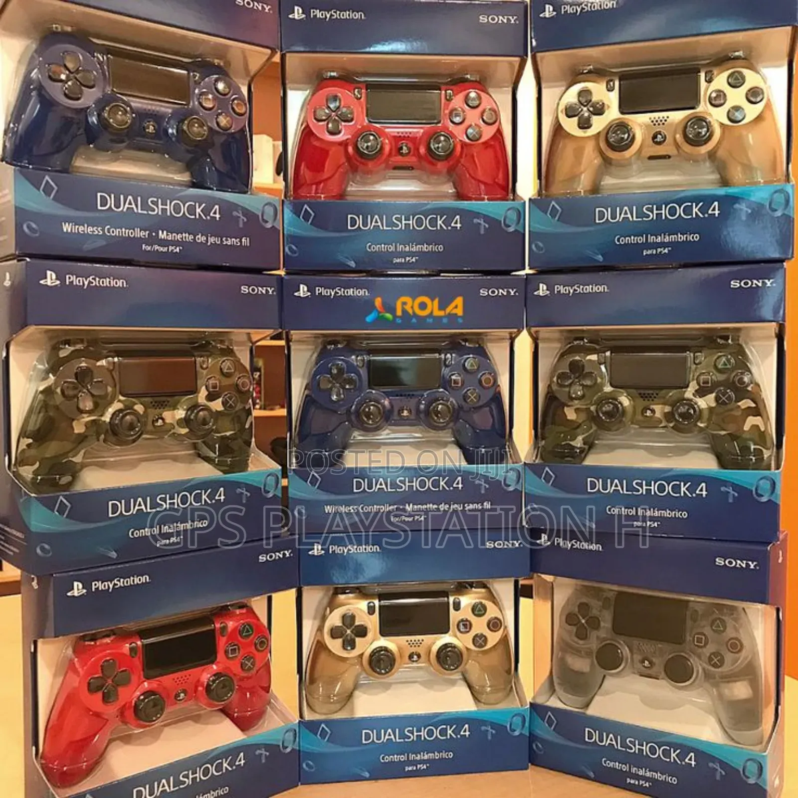 Playstation 4 Joystick With Many Colors