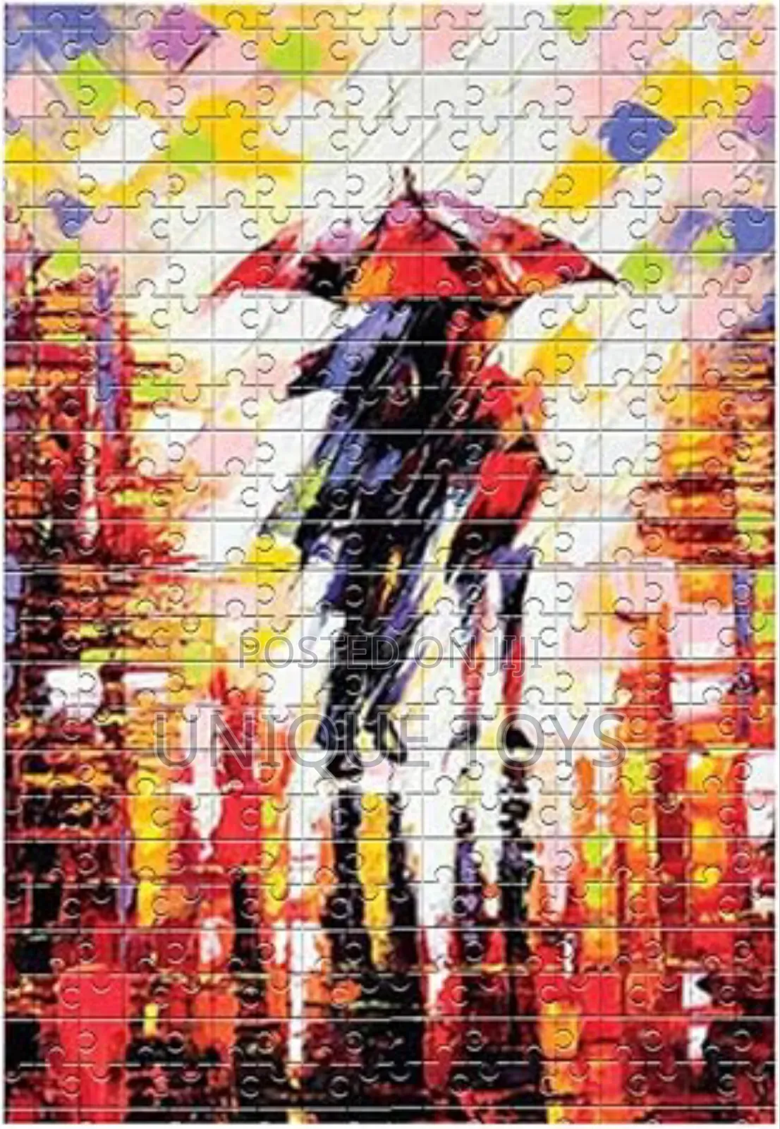 1000 Piece Puzzle – Autumn Walking in the Rain