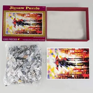 1000 Piece Puzzle – Autumn Walking in the Rain